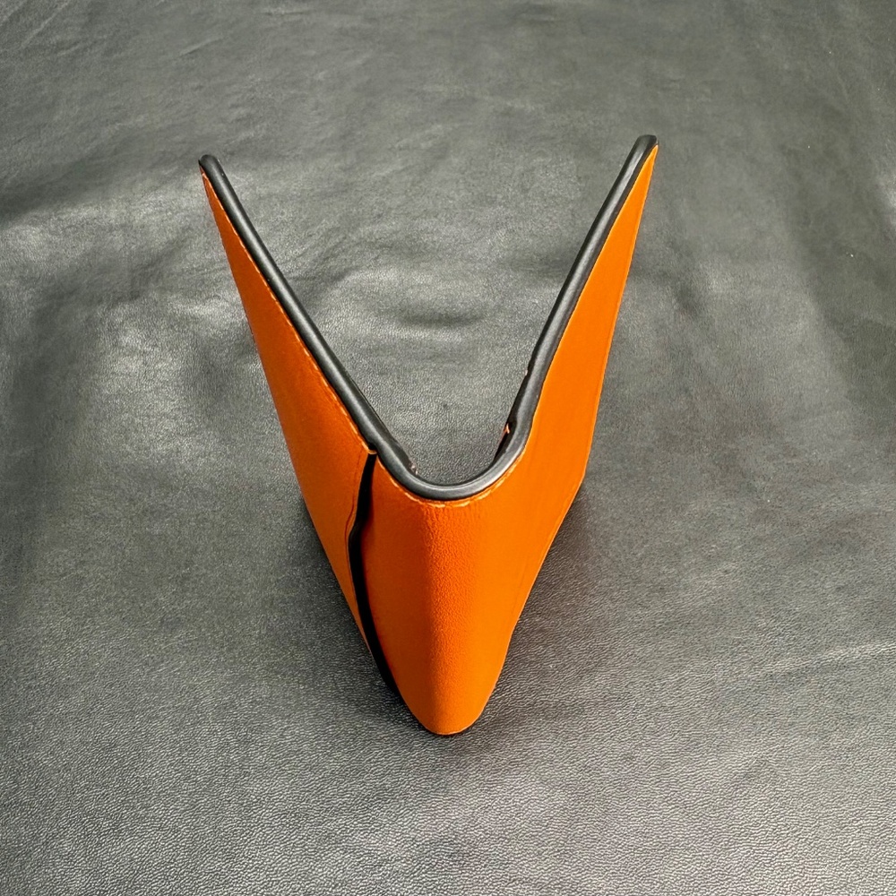 Coach Leather Wallet Pocket Organizer Orange NWT - Picture 3 of 5